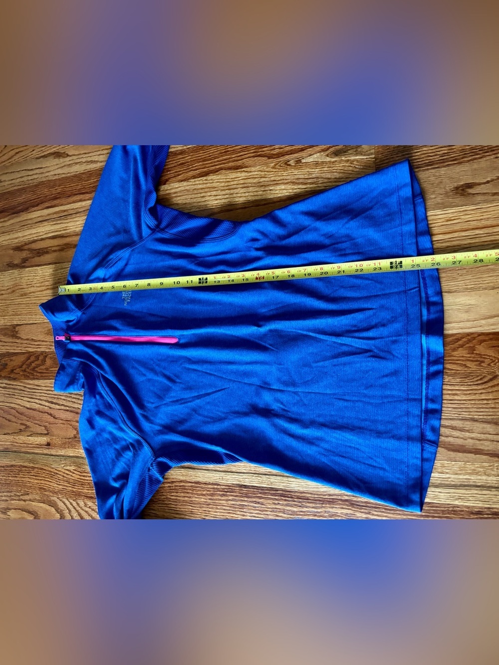 The North Face Royal Blue Women's Pullover with Yellow Logo - Picture 6 of 9